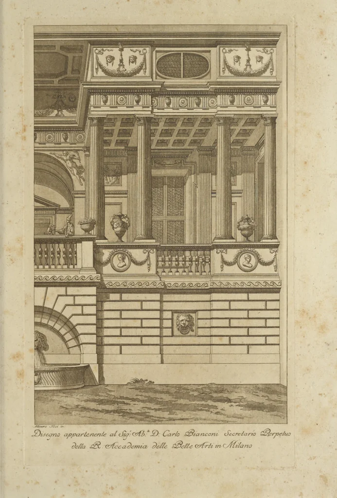 An illustration from Raccolta di disegni originali di Mauro Tesi : estratti da diverse collezioni, 1787, leaf 96