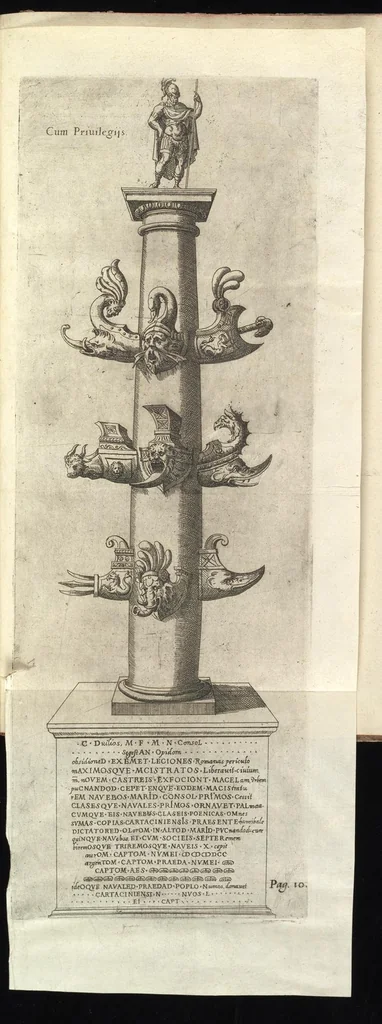 An illustration from Onvphrii Panvinii Veronensis, De lvdis circensibvs libri II ; De trivmphis liber vnvs : quibus vniuersa ferè Romanorvm vetervm sacra ritvsq. declarantvr, ac figuris aeneis illustrantur, 1600, leaf 264