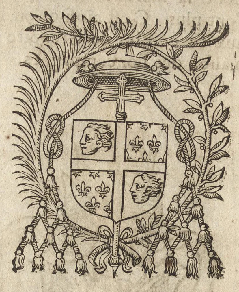 An illustration from Des decorations funebres : ou il est amplement traité des tentures, des lumieres, des mausolées, catafalques, inscriptions & autres ornemens funebres; avec tout ce qui s'est fait de plus considerable depuis plus d'un siecle, pour les papes, empereurs, rois, reines, cardinaux, princes, prelats, sçavans & personnes illustres en naissance, vertu & dignité, 1683, leaf 257
