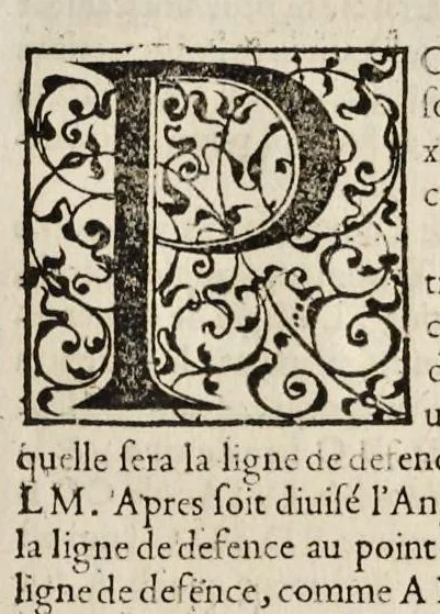 An illustration from La fortification demonstree et reduicte en art, 1620, leaf 118