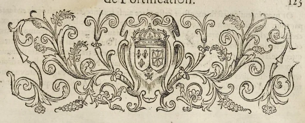 An illustration from La fortification demonstree et reduicte en art, 1620, leaf 142