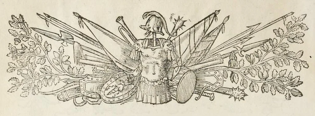 An illustration from La fortification demonstree et reduicte en art, 1620, leaf 7