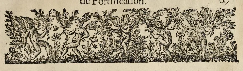 An illustration from La fortification demonstree et reduicte en art, 1620, leaf 86