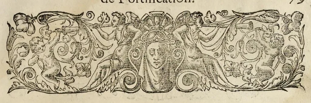 An illustration from La fortification demonstree et reduicte en art, 1620, leaf 98