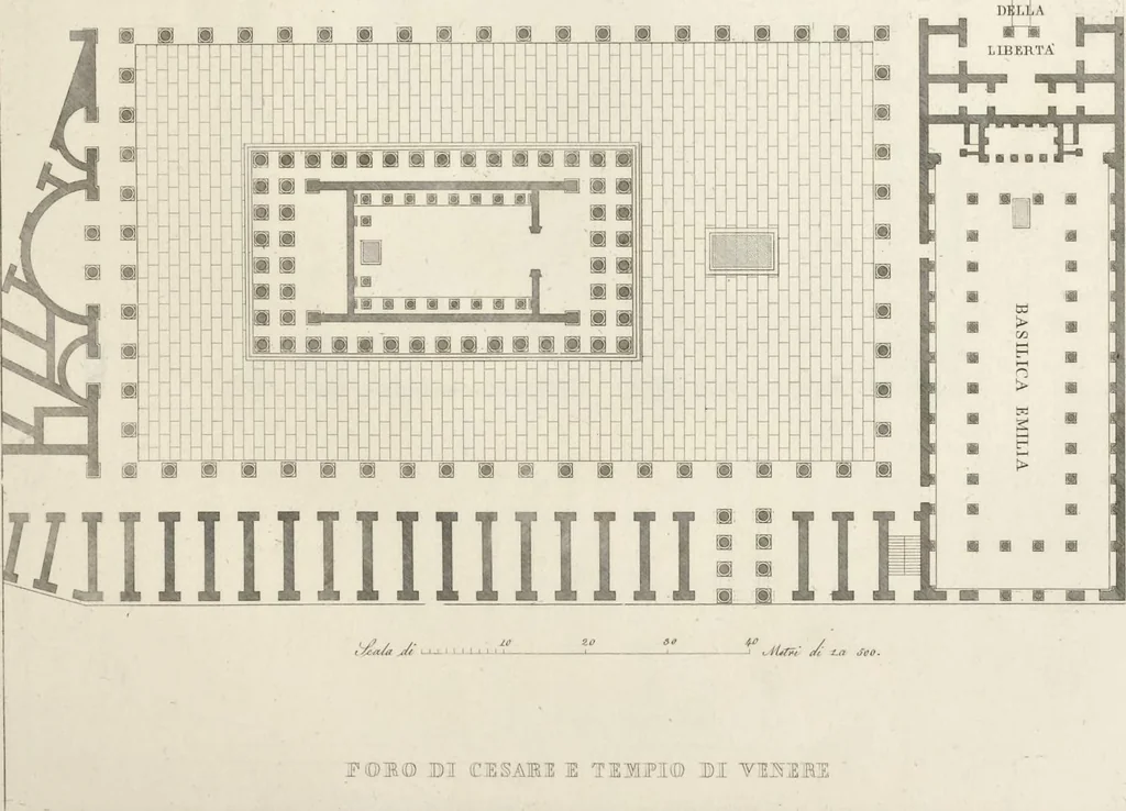 An illustration from L'architettura antica descritta e dimostrata coi monumenti ... : opera divisa in tre sezioni risguardanti la storia, la teorica, e le pratiche dell' architettura egiziana, greca e romana, 1830, leaf 192