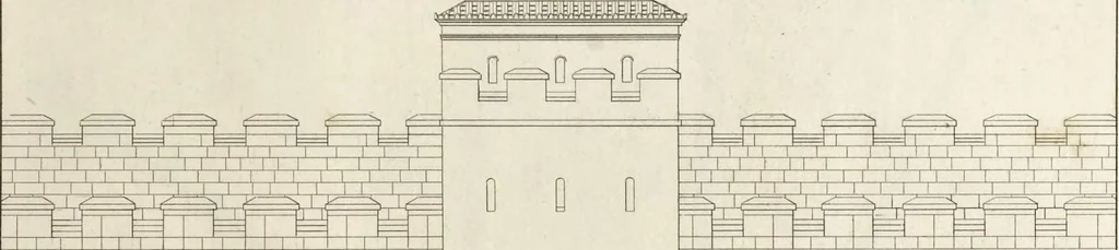 An illustration from L'architettura antica descritta e dimostrata coi monumenti ... : opera divisa in tre sezioni risguardanti la storia, la teorica, e le pratiche dell' architettura egiziana, greca e romana, 1830, leaf 20
