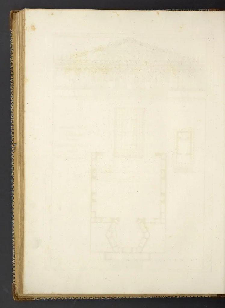 An illustration from L'architettura antica descritta e dimostrata coi monumenti ... : opera divisa in tre sezioni risguardanti la storia, la teorica, e le pratiche dell' architettura egiziana, greca e romana, 1830, leaf 83