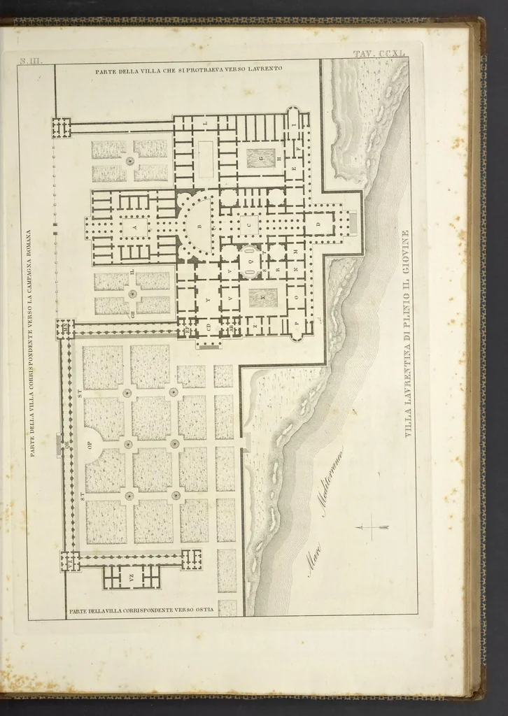 An illustration from L'architettura antica descritta e dimostrata coi monumenti ... : opera divisa in tre sezioni risguardanti la storia, la teorica, e le pratiche dell' architettura egiziana, greca e romana, 1830, leaf 256