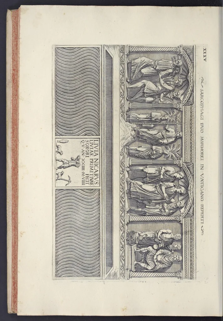 An illustration from Sculture e pitture sagre estratte dai cimiterj di Roma : pubblicate gia dagli autori della Roma sotterranea ed ora nuovamente date in luce colle spiegazioni per ordine di n. s. Clemente XII .., 1737, leaf 311