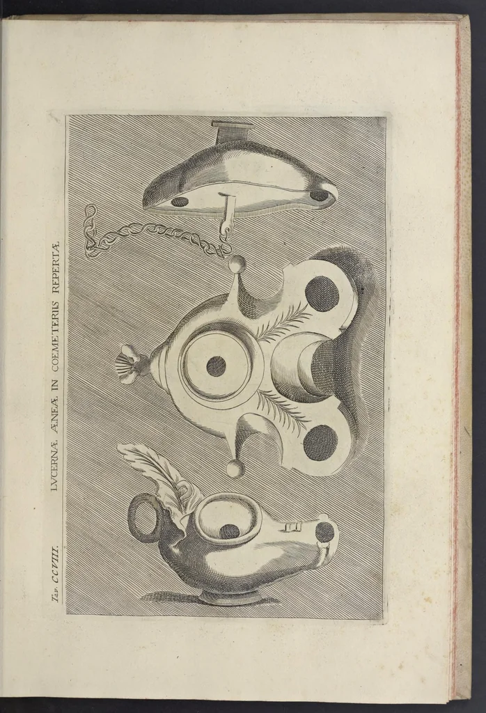 An illustration from Sculture e pitture sagre estratte dai cimiterj di Roma : pubblicate gia dagli autori della Roma sotterranea ed ora nuovamente date in luce colle spiegazioni per ordine di n. s. Clemente XII .., 1737, leaf 322