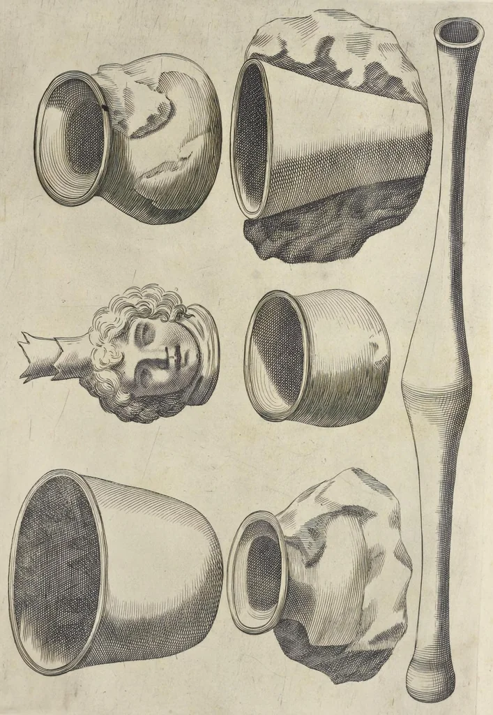 An illustration from Sculture e pitture sagre estratte dai cimiterj di Roma : pubblicate gia dagli autori della Roma sotterranea ed ora nuovamente date in luce colle spiegazioni per ordine di n. s. Clemente XII .., 1737, leaf 332
