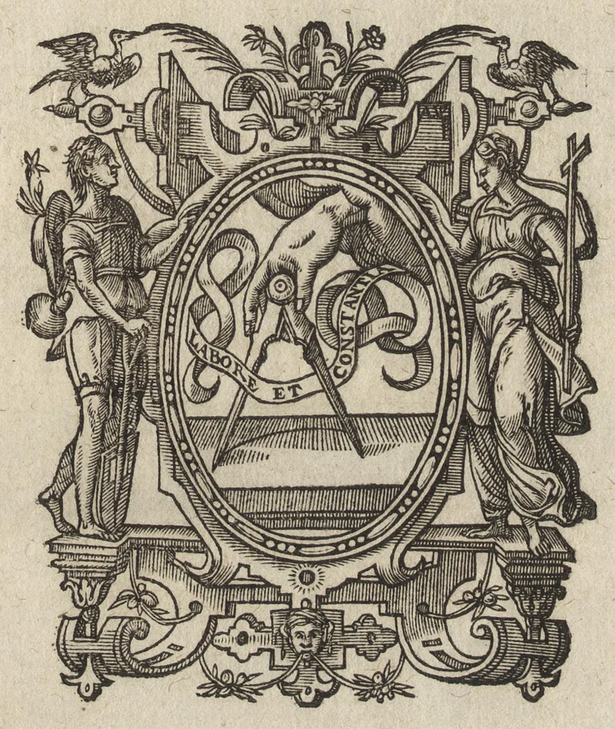 An illustration from Ivsti LipsI De crvce libri tres : ad sacram profanámque historiam utiles : vnà cum notis, 1594, leaf 146