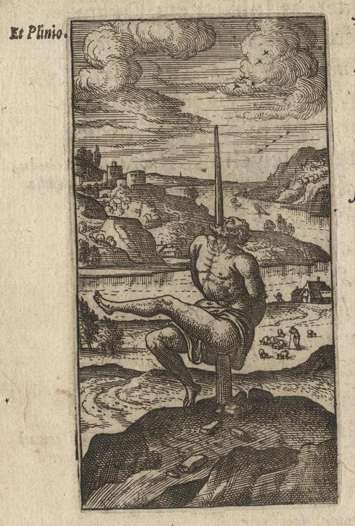 An illustration from Ivsti LipsI De crvce libri tres : ad sacram profanámque historiam utiles : vnà cum notis, 1594, leaf 31