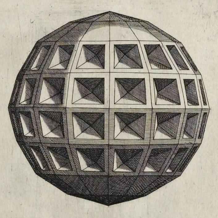 An illustration from La pratica di prospettiua del Caualiere Lorenzo Sirigatti : al Sermo. Ferdinando Medici granduca di Toscana, 1596, leaf 120