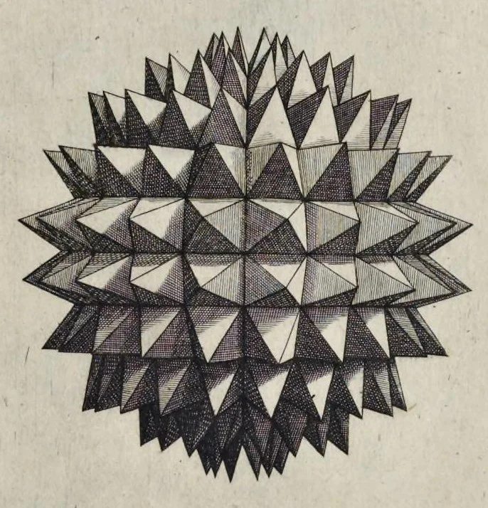 An illustration from La pratica di prospettiua del Caualiere Lorenzo Sirigatti : al Sermo. Ferdinando Medici granduca di Toscana, 1596, leaf 120