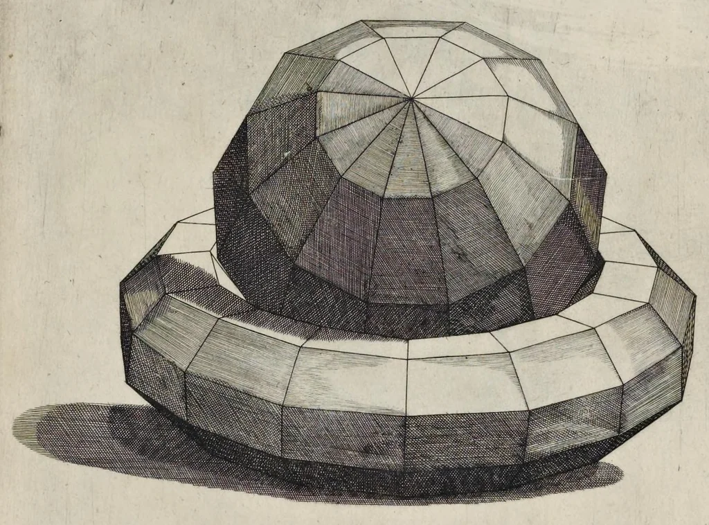 An illustration from La pratica di prospettiua del Caualiere Lorenzo Sirigatti : al Sermo. Ferdinando Medici granduca di Toscana, 1596, leaf 122