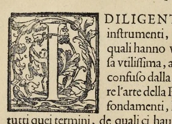 An illustration from La pratica di prospettiua del Caualiere Lorenzo Sirigatti : al Sermo. Ferdinando Medici granduca di Toscana, 1596, leaf 13