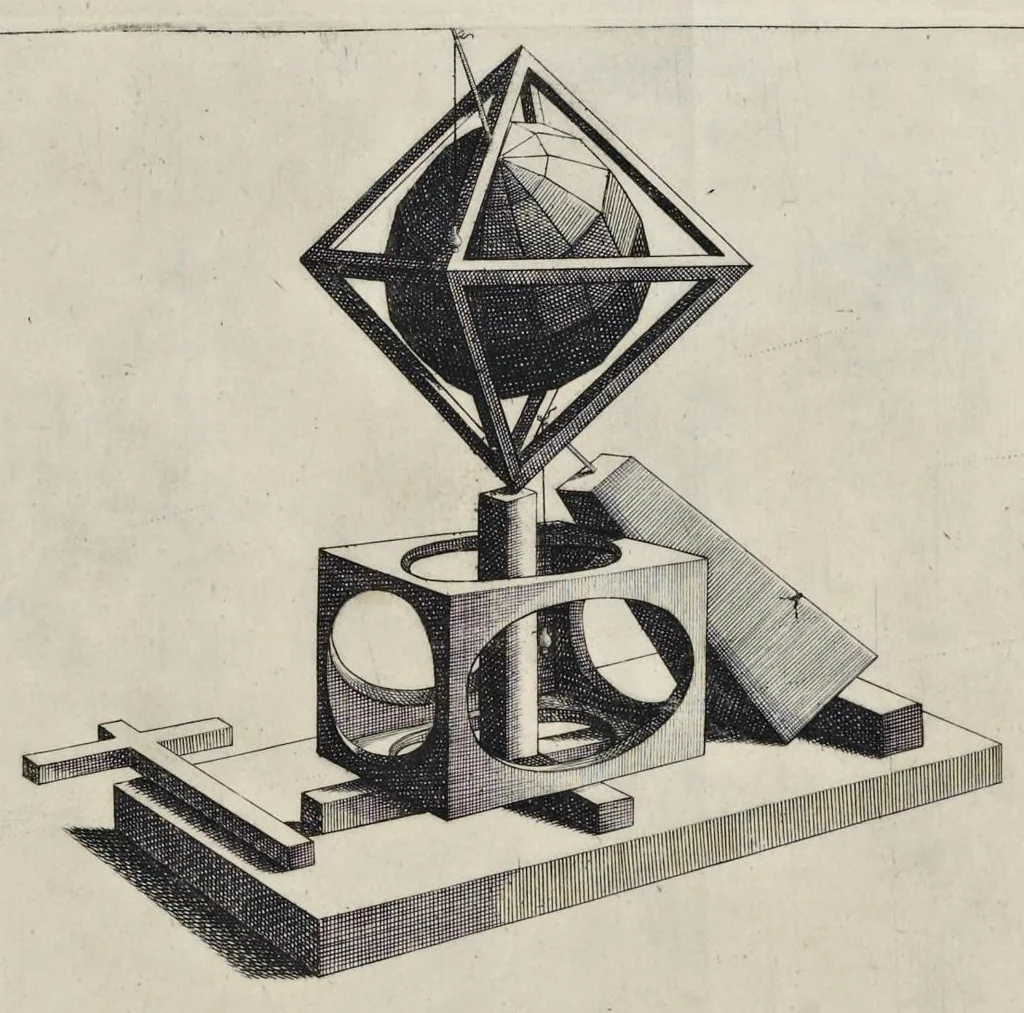 An illustration from La pratica di prospettiua del Caualiere Lorenzo Sirigatti : al Sermo. Ferdinando Medici granduca di Toscana, 1596, leaf 130