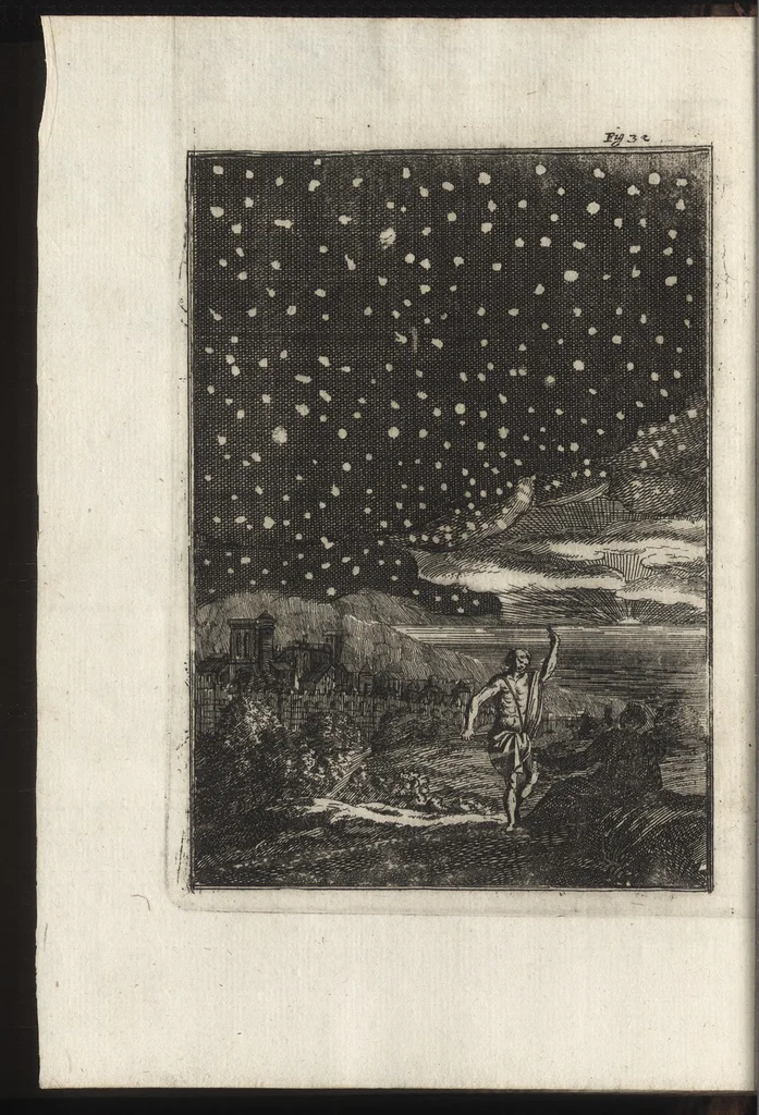 An illustration from Description de l'univers : contenant les differents systemes du monde, les cartes generales & particulieres de la geographie ancienne & moderne, les plans & les profils des principales villes & des autres lieux plus considerables de la Terre : avec les portraits des souverains qui y commandent, leurs blasons, titres & livrées : et les moeurs, religions, gouvernemens & divers habillemens de chaque nation, 1685, leaf 145