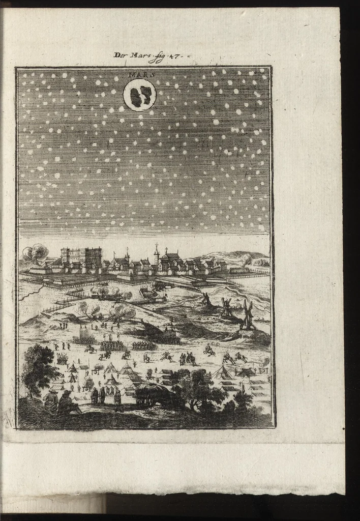 An illustration from Description de l'univers : contenant les differents systemes du monde, les cartes generales & particulieres de la geographie ancienne & moderne, les plans & les profils des principales villes & des autres lieux plus considerables de la Terre : avec les portraits des souverains qui y commandent, leurs blasons, titres & livrées : et les moeurs, religions, gouvernemens & divers habillemens de chaque nation, 1685, leaf 200
