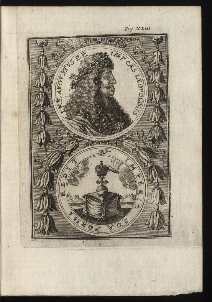 An illustration from Description de l'univers : contenant les differents systemes du monde, les cartes generales & particulieres de la geographie ancienne & moderne, les plans & les profils des principales villes & des autres lieux plus considerables de la Terre : avec les portraits des souverains qui y commandent, leurs blasons, titres & livrées : et les moeurs, religions, gouvernemens & divers habillemens de chaque nation, 1685, leaf 164