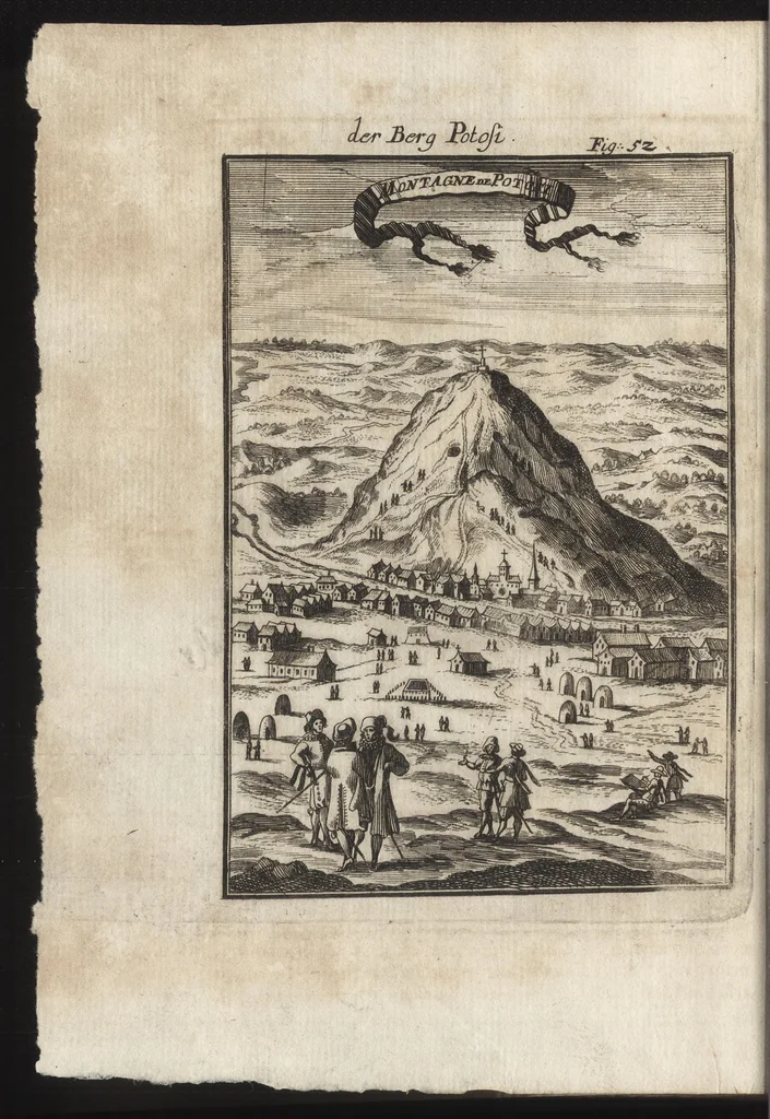 An illustration from Description de l'univers : contenant les differents systemes du monde, les cartes generales & particulieres de la geographie ancienne & moderne, les plans & les profils des principales villes & des autres lieux plus considerables de la Terre : avec les portraits des souverains qui y commandent, leurs blasons, titres & livrées : et les moeurs, religions, gouvernemens & divers habillemens de chaque nation, 1685, leaf 521