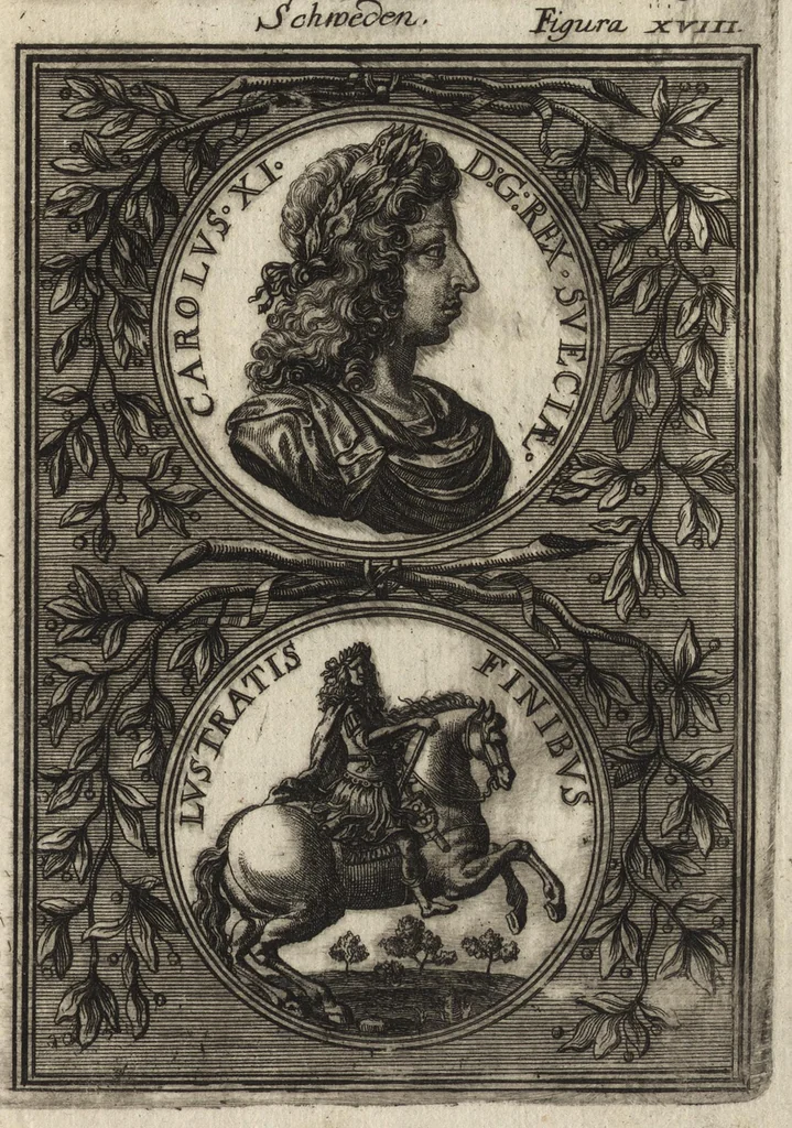 An illustration from Description de l'univers : contenant les differents systemes du monde, les cartes generales & particulieres de la geographie ancienne & moderne, les plans & les profils des principales villes & des autres lieux plus considerables de la Terre : avec les portraits des souverains qui y commandent, leurs blasons, titres & livrées : et les moeurs, religions, gouvernemens & divers habillemens de chaque nation, 1685, leaf 76