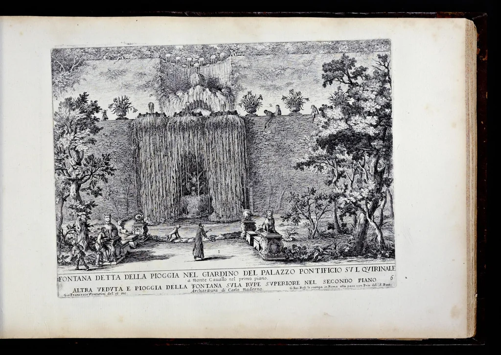 An illustration from Le fontane di Roma nelle piazze e lvoghi pvblici della città : con li loro prospetti, come sono al presente, 1691, leaf 116