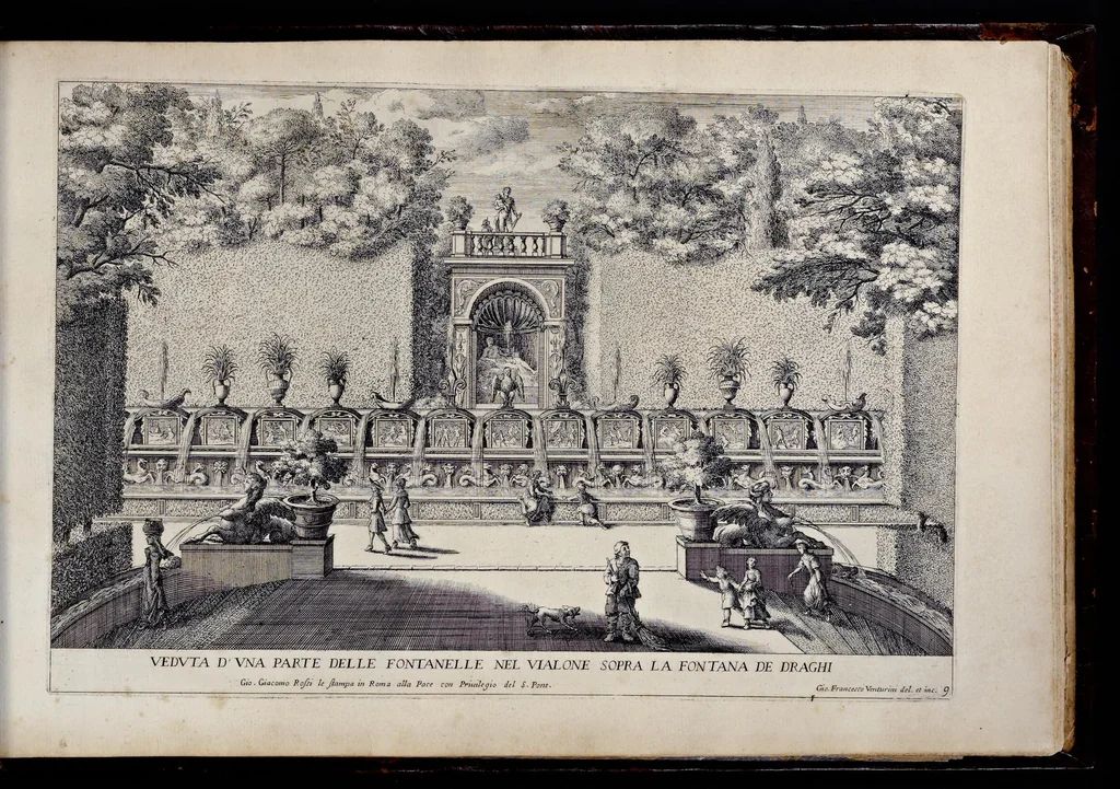 An illustration from Le fontane di Roma nelle piazze e lvoghi pvblici della città : con li loro prospetti, come sono al presente, 1691, leaf 178
