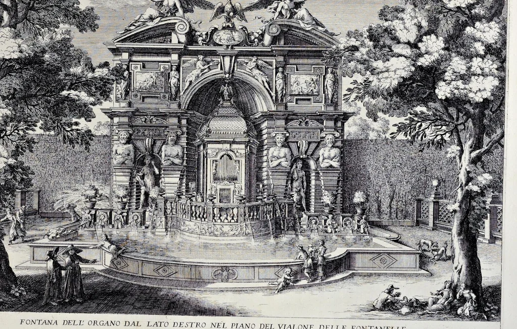 An illustration from Le fontane di Roma nelle piazze e lvoghi pvblici della città : con li loro prospetti, come sono al presente, 1691, leaf 186