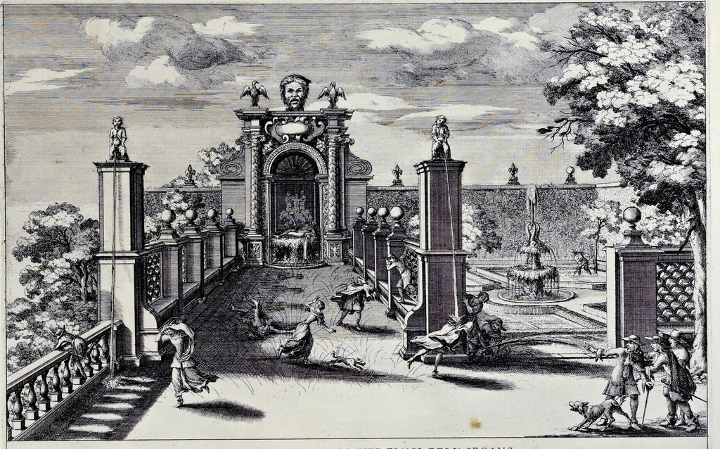 An illustration from Le fontane di Roma nelle piazze e lvoghi pvblici della città : con li loro prospetti, come sono al presente, 1691, leaf 204