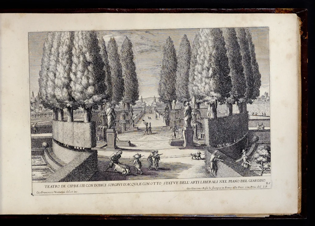An illustration from Le fontane di Roma nelle piazze e lvoghi pvblici della città : con li loro prospetti, come sono al presente, 1691, leaf 210