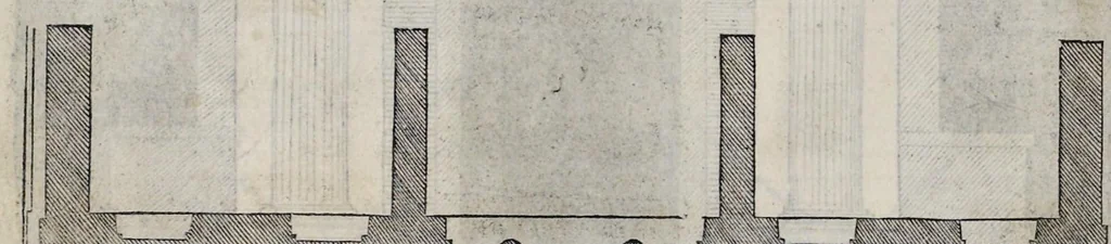 An illustration from Regole generali di architetvra sopra le cinqve maniere de gliedifici : cioe, thoscano, dorico, ionico, corinthio, et composito, con gliessempi dell'antiqvita, che per la magior parte concordano con la dottrina di Vitrvvio, 1537, leaf 67
