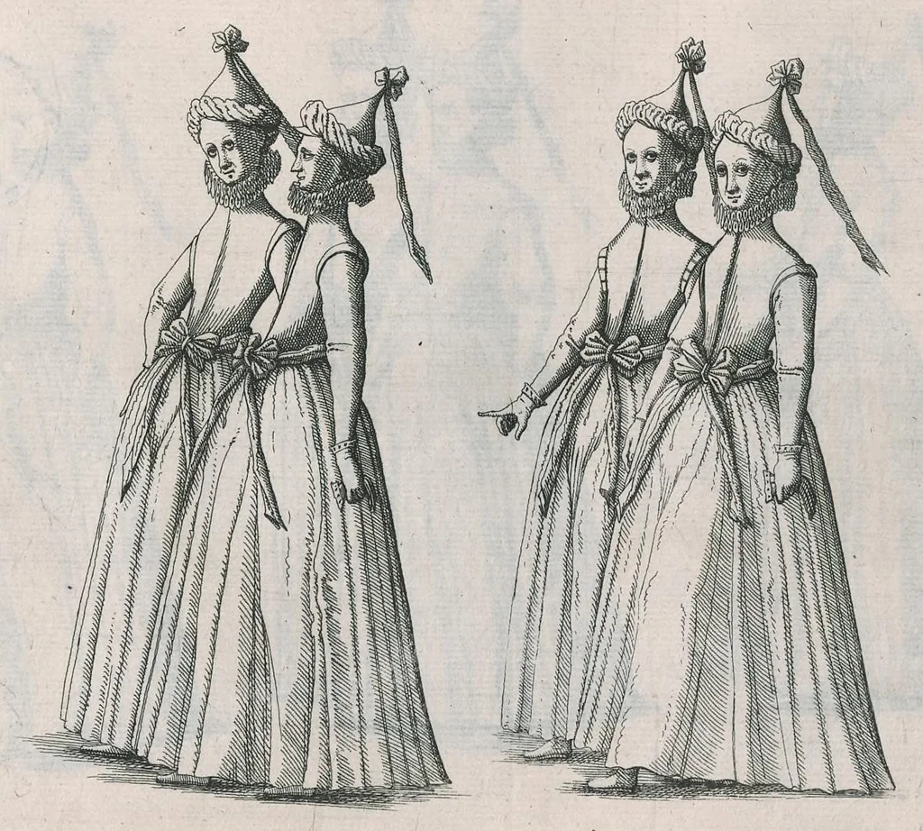 An illustration from Repraesentatio der fürstlichen Auffzug vnd Ritterspil : sobei des ... Fürsten ... Johann Friderichen, Hertzogen zu Wurttenberg vnd Teckh ... vnd der ... Fürstin ... Barbara Sophien geborne Marggrauin zu Brandẽburgi ... hochzeitlich. Ehrnfest den 6 Nouemb. A.̊1609 in der fürstl. Hauptstat Stutgarten mit grosser Solennitet gehaiten worden ..., 1611, leaf 230