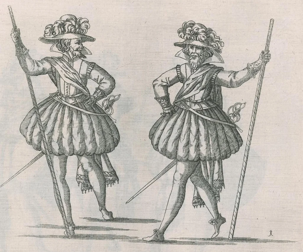 An illustration from Repraesentatio der fürstlichen Auffzug vnd Ritterspil : sobei des ... Fürsten ... Johann Friderichen, Hertzogen zu Wurttenberg vnd Teckh ... vnd der ... Fürstin ... Barbara Sophien geborne Marggrauin zu Brandẽburgi ... hochzeitlich. Ehrnfest den 6 Nouemb. A.̊1609 in der fürstl. Hauptstat Stutgarten mit grosser Solennitet gehaiten worden ..., 1611, leaf 286