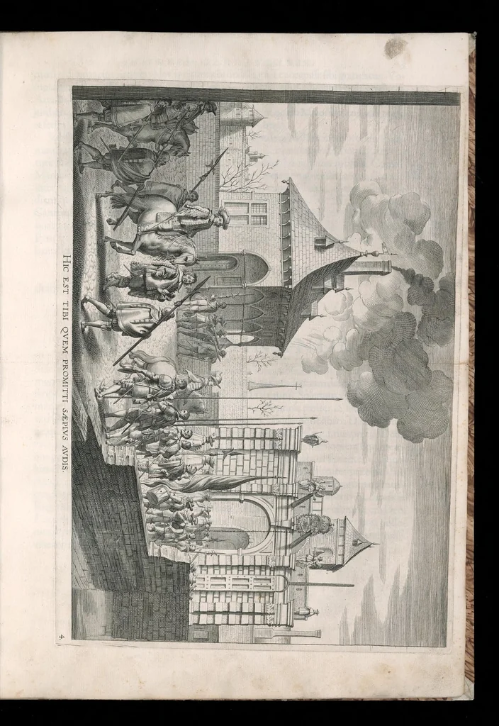 An illustration from Serenissimi principis Ferdinandi Hispaniarum infantis S.R.E. cardinalis triumphalis introitus in Flandriae metropolim Gandauum, 1636, leaf 22