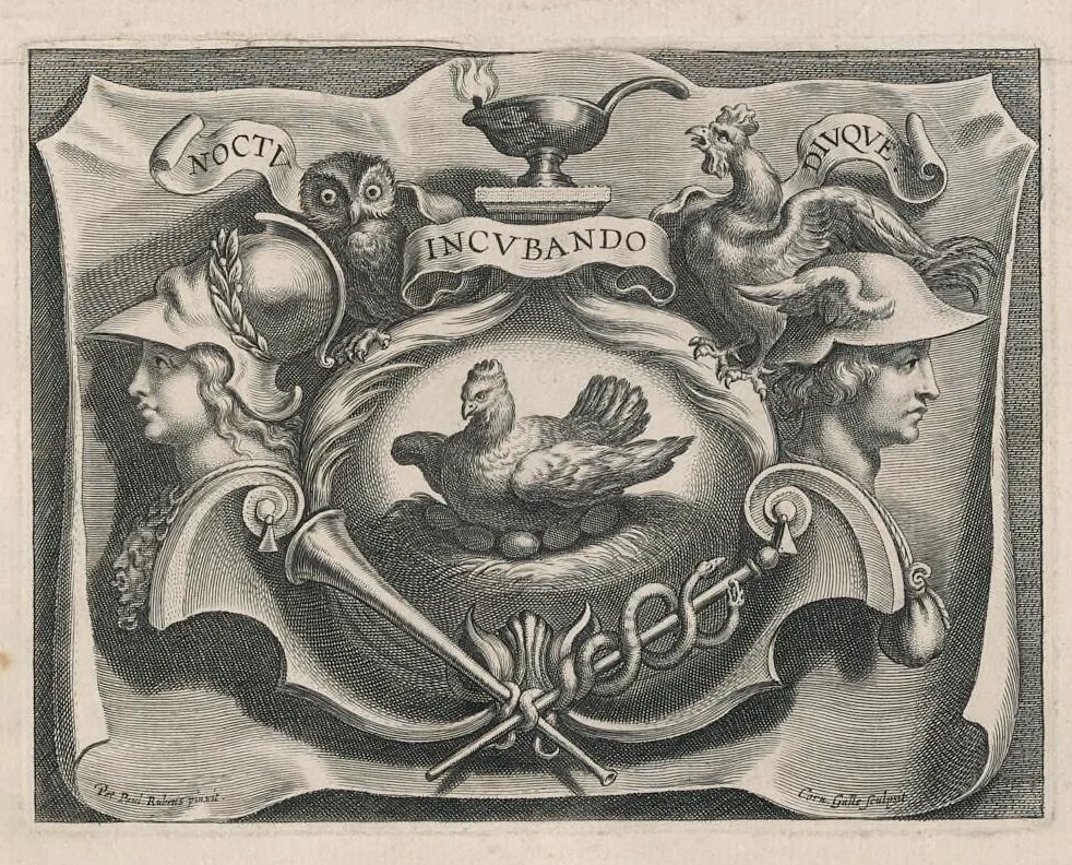 An illustration from Serenissimi principis Ferdinandi Hispaniarum infantis S.R.E. cardinalis triumphalis introitus in Flandriae metropolim Gandauum, 1636, leaf 4