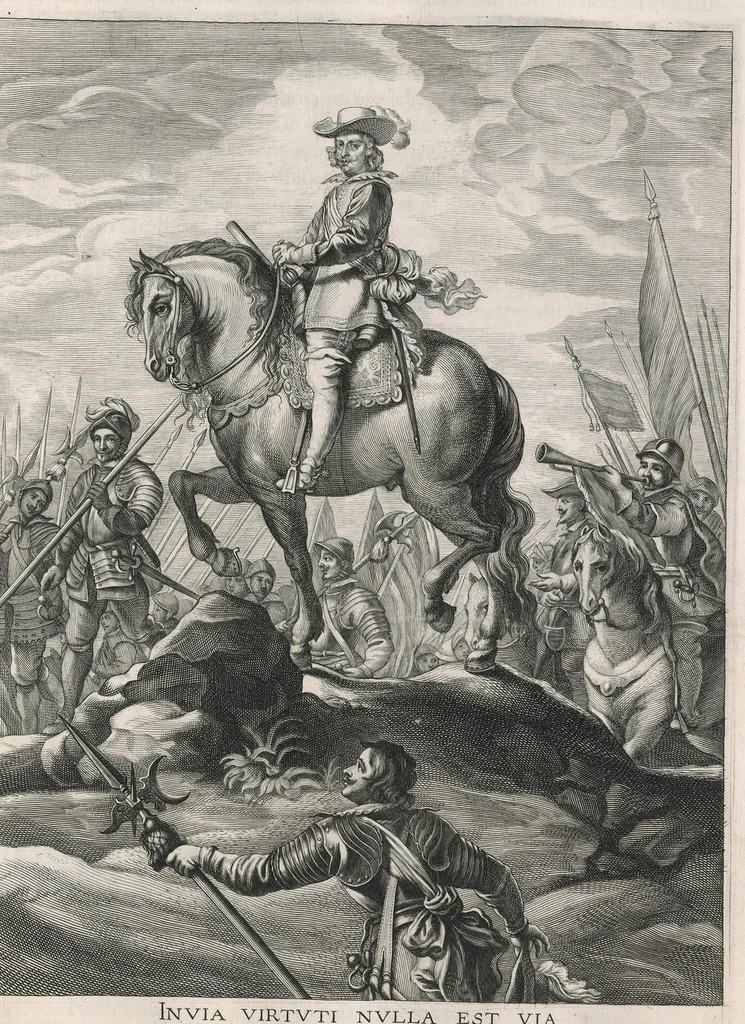 An illustration from Serenissimi principis Ferdinandi Hispaniarum infantis S.R.E. cardinalis triumphalis introitus in Flandriae metropolim Gandauum, 1636, leaf 44