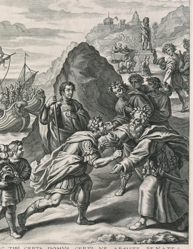 An illustration from Serenissimi principis Ferdinandi Hispaniarum infantis S.R.E. cardinalis triumphalis introitus in Flandriae metropolim Gandauum, 1636, leaf 82