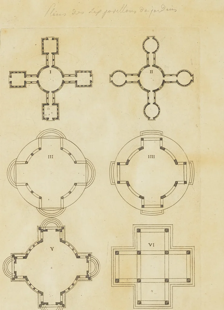 An illustration from Second livre d'architectvre, contenant plusieurs & diuerses ordonances de cheminees, lucarnes, portes, fonteines, puis & pauillons, pour enrichir tant le dedans que le dehors de tous edifices. Auec les desseins de dix sepultures toutes differentes, 1561, leaf 119