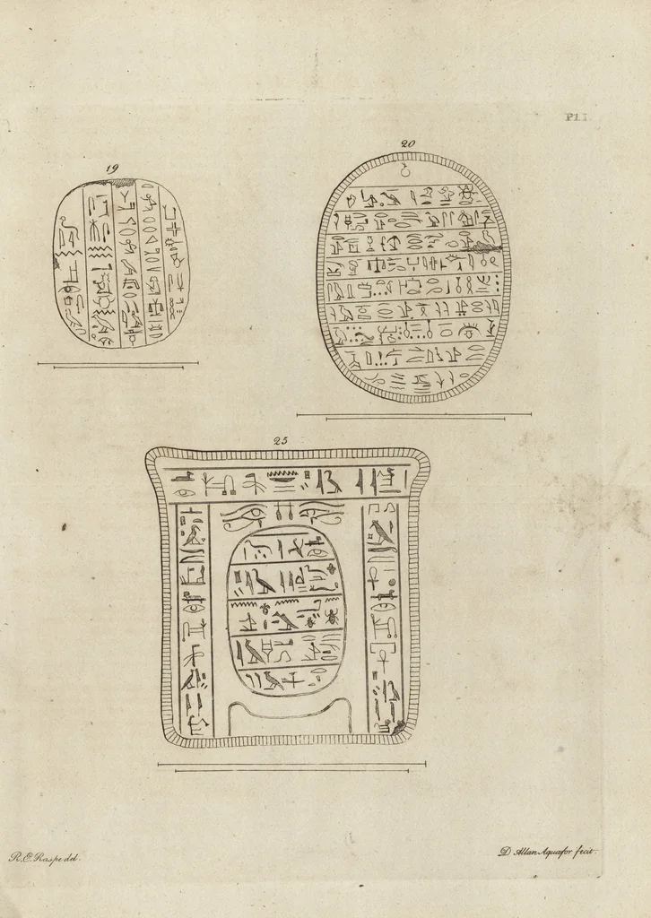 An illustration from A descriptive catalogue of a general collection of ancient and modern engraved gems, cameos as well as intaglios, taken from the most celebrated cabinets in Europe and cast in coloured pastes, white enamel, and sulphur, by James Tassie, modeller, 1791, leaf 392