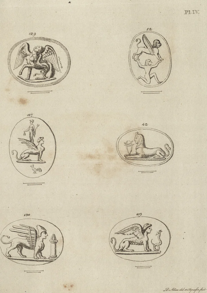 An illustration from A descriptive catalogue of a general collection of ancient and modern engraved gems, cameos as well as intaglios, taken from the most celebrated cabinets in Europe and cast in coloured pastes, white enamel, and sulphur, by James Tassie, modeller, 1791, leaf 398