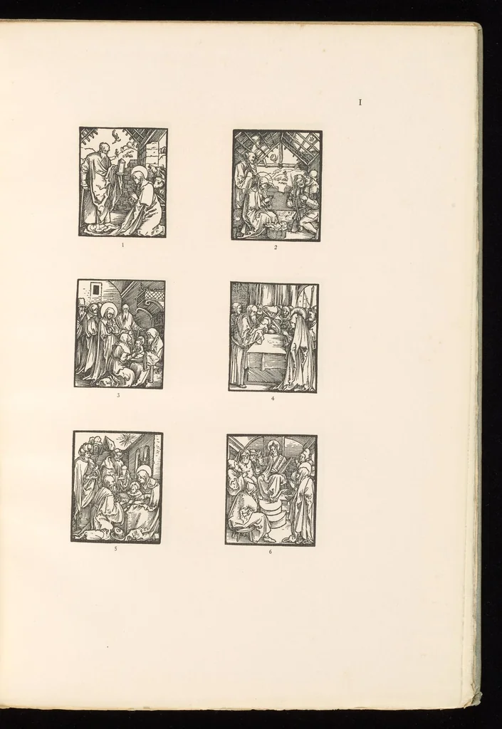 An illustration from Holzschnitte zu zwei Nürnberger Andachtsbüchern aus dem Anfange des XVI. Jahrhunderts. 106 Abbildungen in Zinkhochätzung, 1909, leaf 24