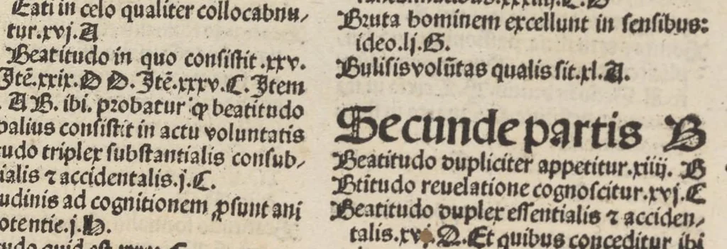 An illustration from Trilogium anime : non solum religiosis verũetiã secularibus, predicatoribus, cõfessoribus, contemplantibus et studentibus lumẽ intellectus et ardorem affectus amministrans, leaf 16