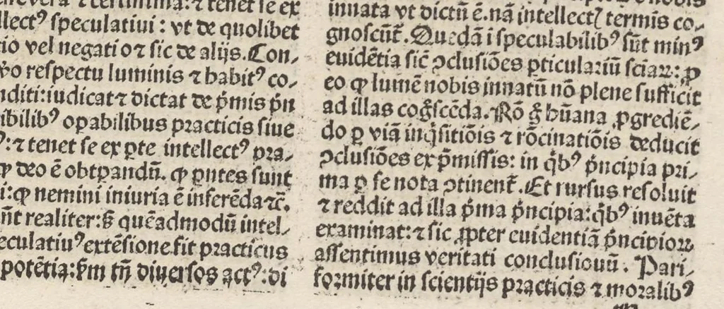 An illustration from Trilogium anime : non solum religiosis verũetiã secularibus, predicatoribus, cõfessoribus, contemplantibus et studentibus lumẽ intellectus et ardorem affectus amministrans, leaf 284