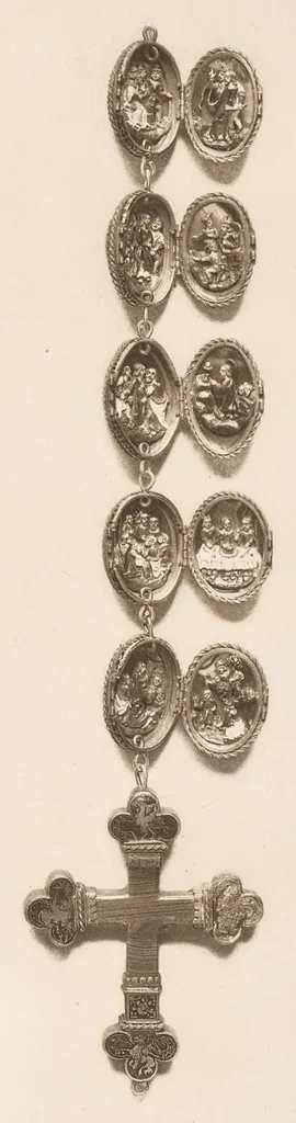 An illustration from Musée national du Louvre : donation de M. le Baron Adolphe de Rothschild, 1902, leaf 120