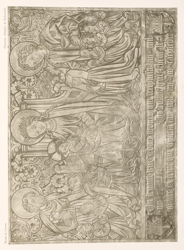 An illustration from Musée national du Louvre : donation de M. le Baron Adolphe de Rothschild, 1902, leaf 80