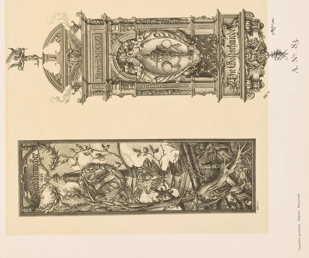 An illustration from Allegorien und Embleme, 1882, leaf 206