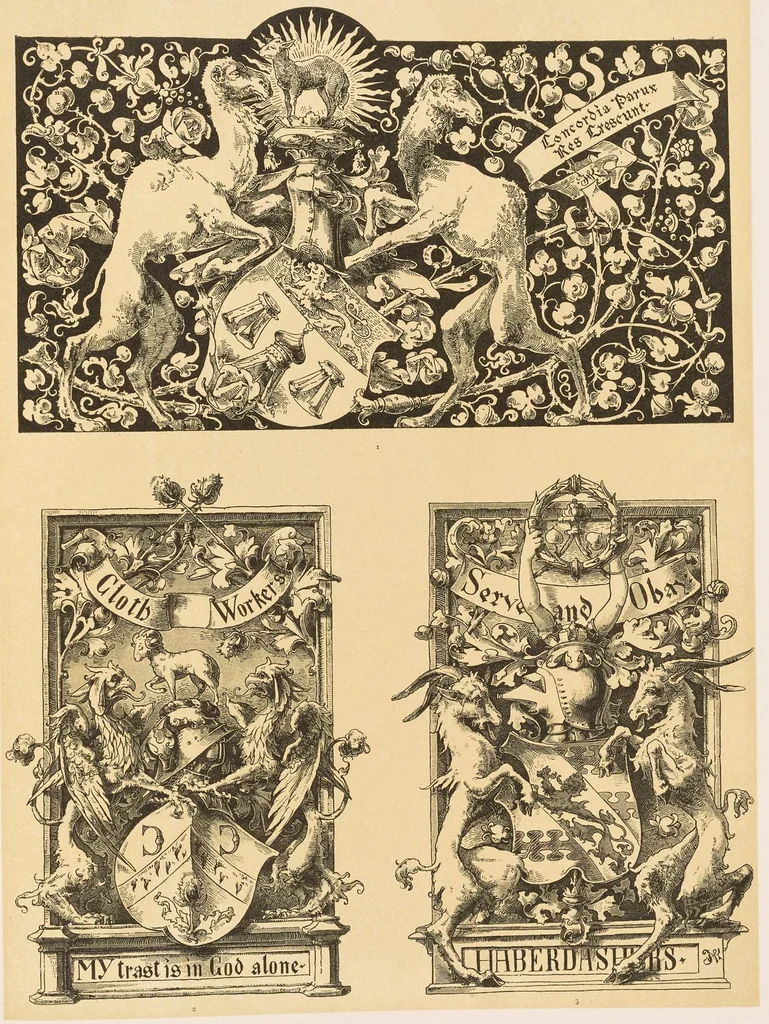 An illustration from Allegorien und Embleme, 1882, leaf 262