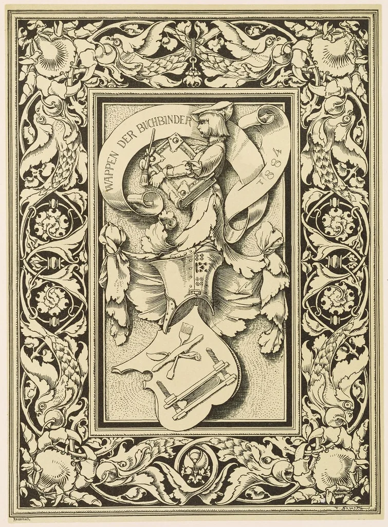 An illustration from Allegorien und Embleme, 1882, leaf 282